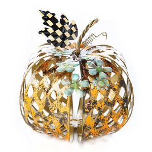 Harlequin Filigree Pumpkin – Small