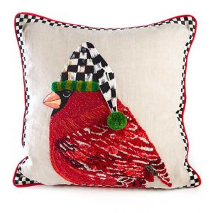 Night Cap Cardinal Pillow