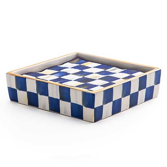 Royal Check Cocktail Napkin Holder MackenzieChilds